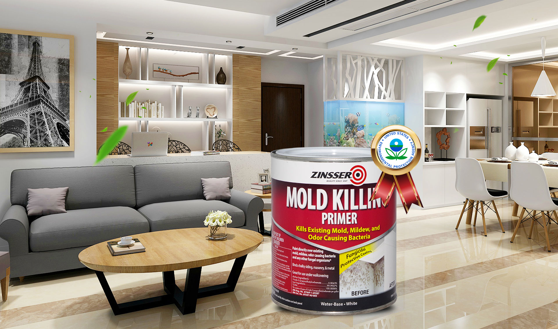 抗菌低VOC 无添加强效防霉